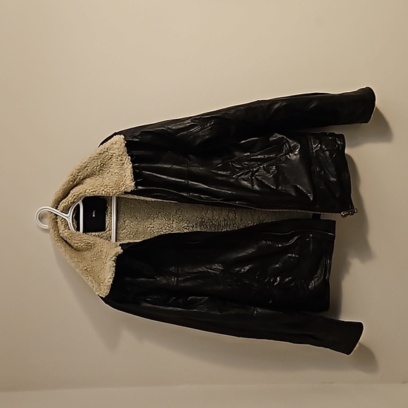 Boss Sherpa leather jacket - Picture 1 of 11